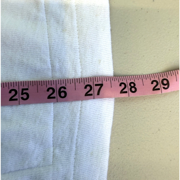 J. Jill Sweatshirt Jacket Womens Size L White Cotton Linen Beachy Coastal Hood - Picture 7 of 9